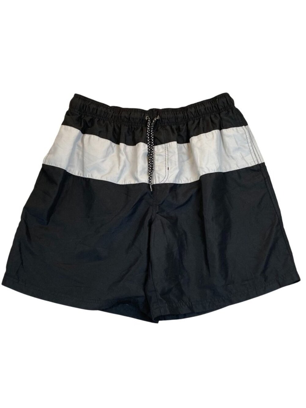 Ocean Pacific Mens Swim Shorts Size XL Black Swimwear Draswstring Summer Casual